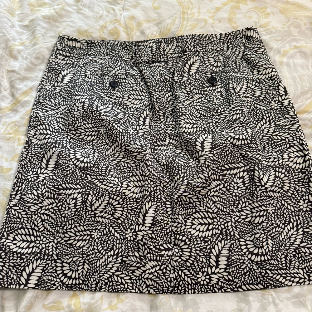 GW - Ms. Floral Skirt from Ann Taylor - Brown/Beige- Sz 14 - Picture 8 of 11